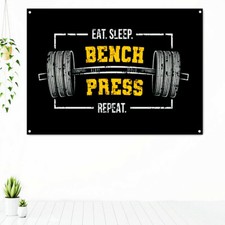 Workout Poster Tapestry Wall Art Fitness Bodybuilding Banner Flag Gym Decoration