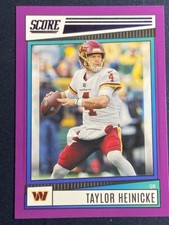 2022 Score - Taylor Heinicke #254*