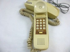 Vintage TeleConcepts Push Button Phone - rotary Ivory