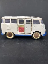 Buddy L Ski Van Volkswagen Bus 60s Lodge VTG Toy Rare Skylight Fold Seat Collect