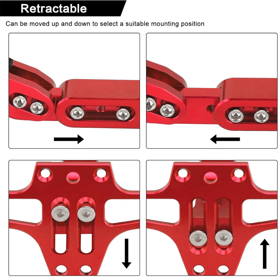 Kit eliminador de guardabarros trasero ligero ordenado rojo para Honda CB500F 2013-18 CBR250R 11-18 Foto 4 de 4