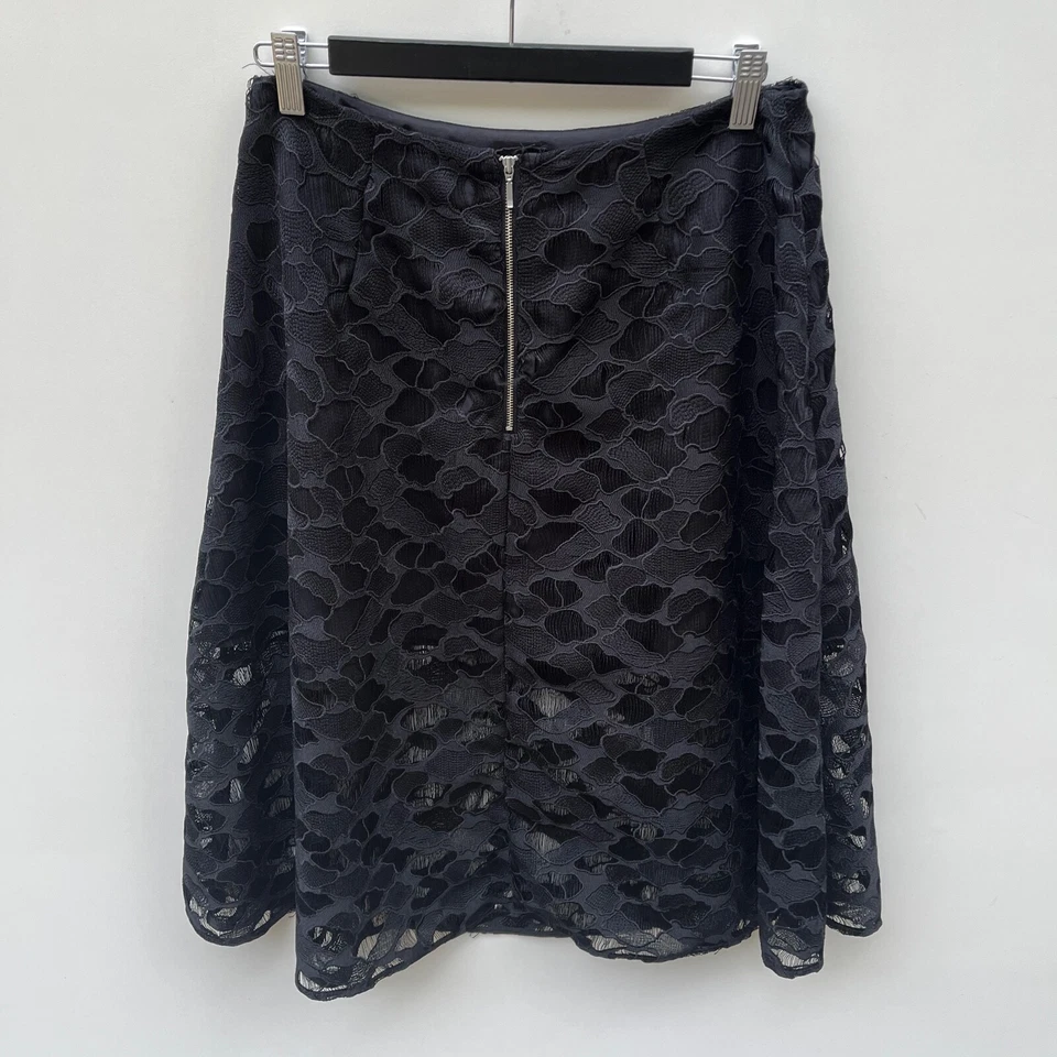 Keepsake The Label M Black Lace A-Line Midi Skirt - image 2 of 4