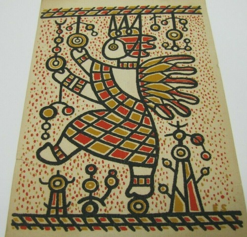 MERRY CHRISTMAS HAPPY NEW YEAR ETHEL SPEARS (1903-1974) Artwork Greeting Art - Picture 4 of 8