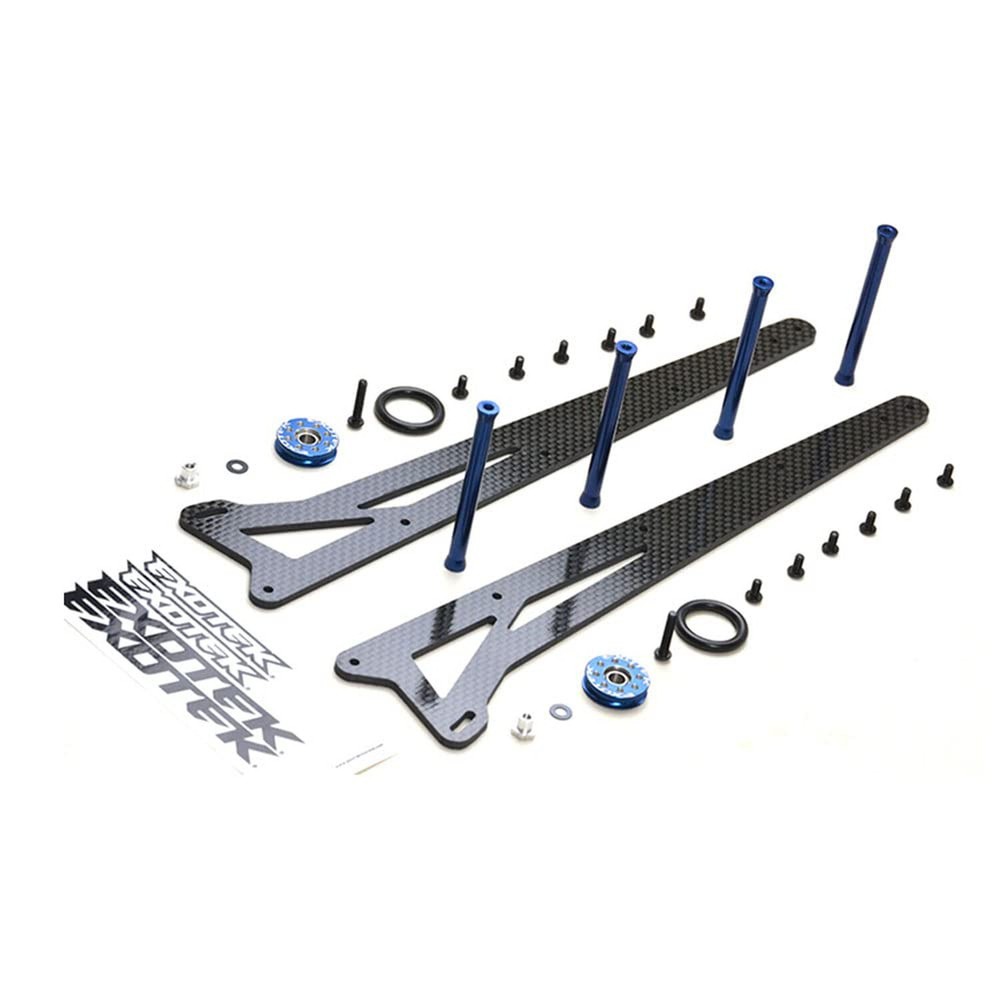 Slash Whlie Ladder Bar Set 2 Whls Cf Adjst 2 Wheel Drive ETK1980 Electric Car...