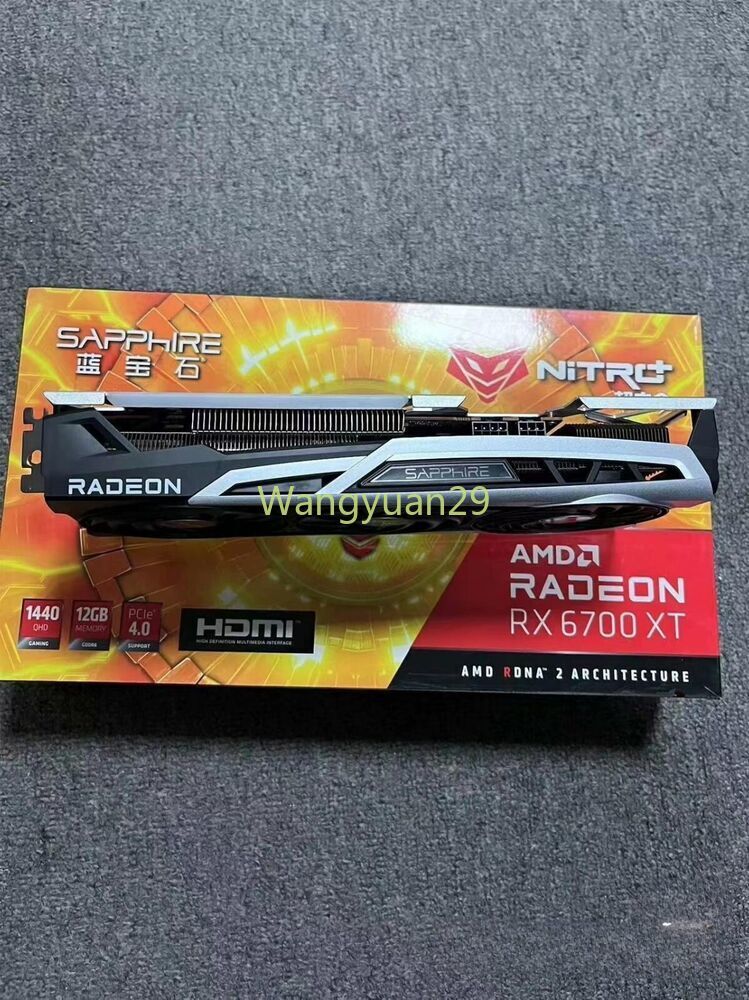 SAPPHIRE Nitro AMD Radeon RX 6700 XT 12GB GDDR6 Graphics card | eBay