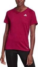 Adidas Women's Runner Tee, Power Berry, Size  X-Small