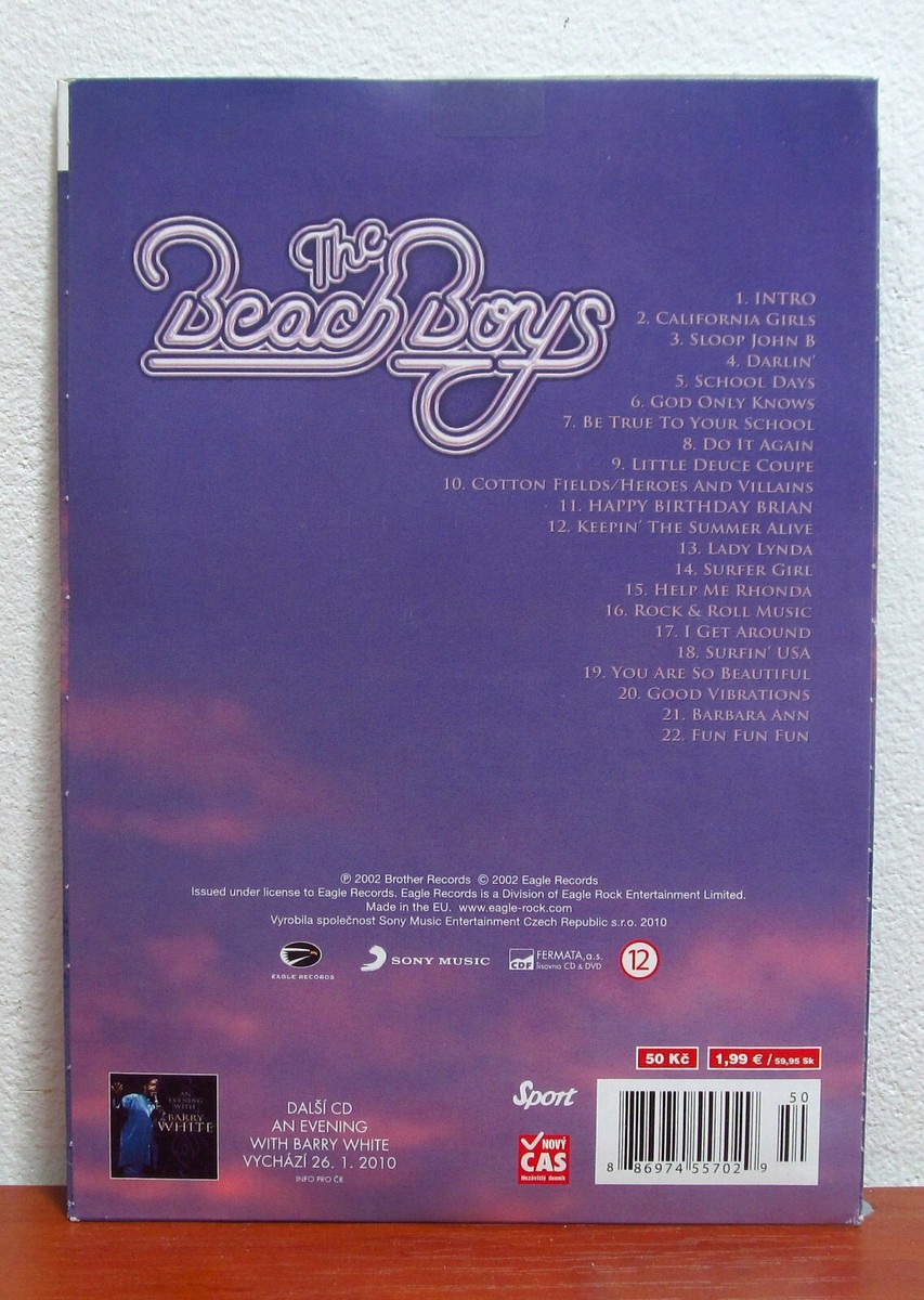 The Beach Boys – Live At Knebworth 1980 - CD A5 Cardboard Sleeve