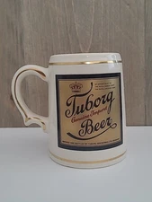 VTG Beer Tankard Stein Tuborg Brewery Mini Mug Franklin 1981 Limited Ed