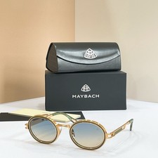 MAYBACH Z1991 ROUND FRAME GOLD GREEN BLUE GRADIENT LENS 51  25-145 NEW