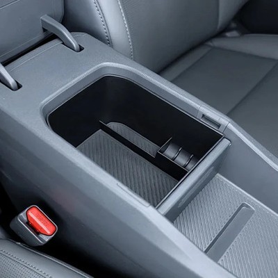 Für Tuning Kia EV3 Verstauen Aufr Umen Mittelkonsole Organizer Schwarz