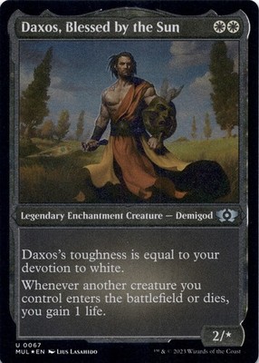 Daxos, Blessed by the Sun (Foil Etched) - Multiverse Legends MUL - Magic MTG NM