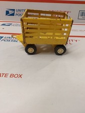 VINTAGE Tonka Farm Tractor Wagon 55320 Yellow Trailer stake sides