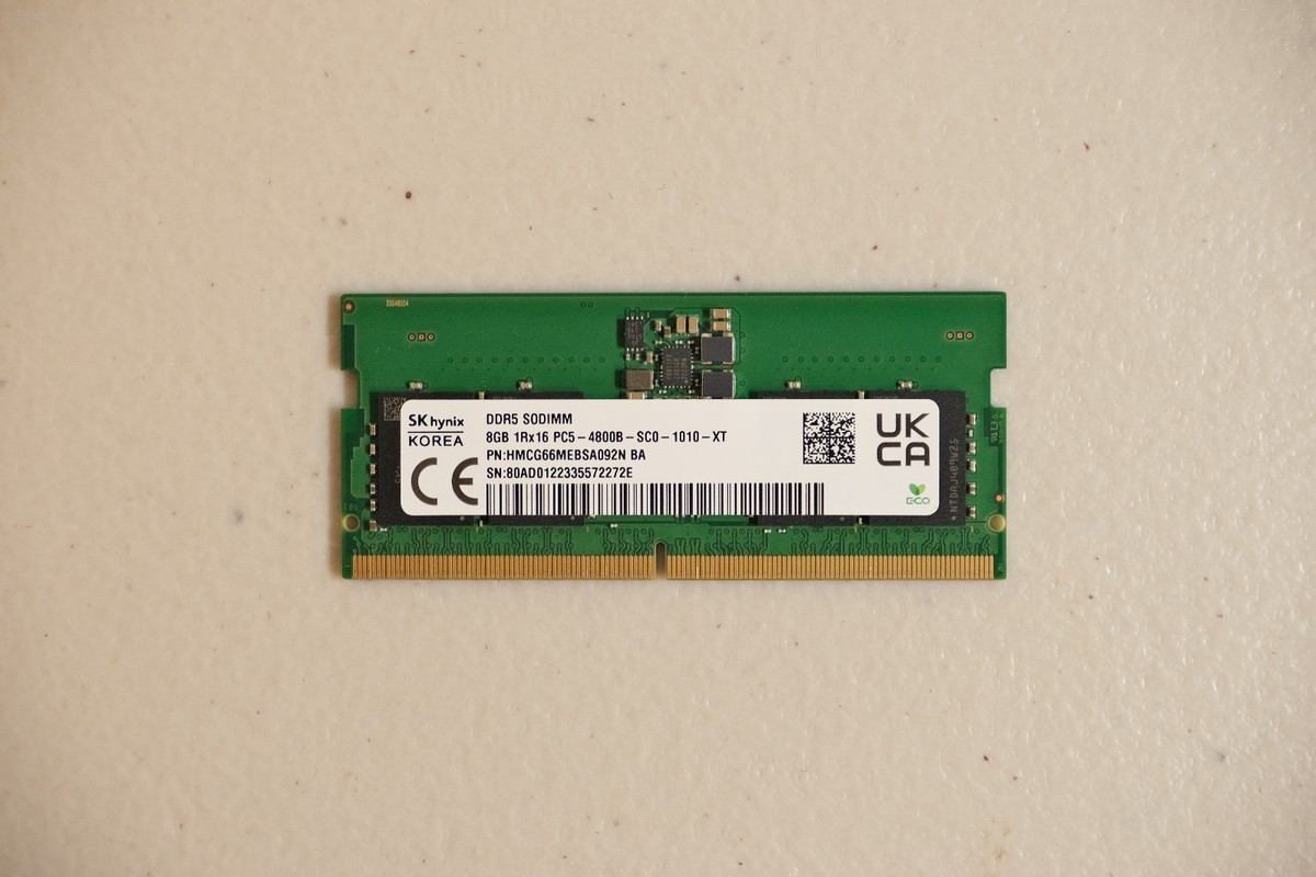 SK Hynix 8GB DDR5 5600 SODIMM Laptop RAM PC5-5600B 1Rx16 | eBay