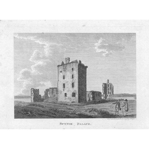 SPYNIE PALACE Morayshire Plate 1 - Antique Print 1792