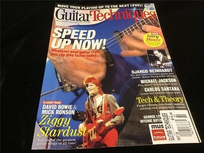 Guitar Techniques Magazine September 2009 Speed Up Now! David Bowie, Santana