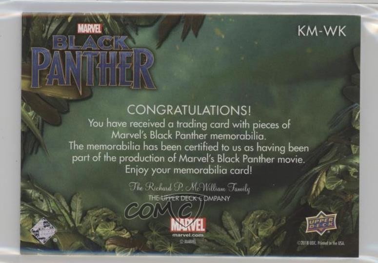 2018 Upper Deck Marvel Black Panther The King's Mantle Memorabilia W'Kabi 0e3 thumbnail 2