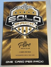 ‼️2024 LEAF PROSET PURE FOOTBALL SOLO PACK - MIN 1 AUTO /  2 CARDS PER PACK