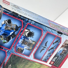 2015 LEGO JURASSIC WORLD PTERANODON CAPTURE SET 75915 RETIRED DAMAGED BOX