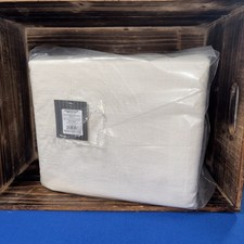 Duvet Set Beige Cal King Hemstitch 100 Cotton 100x98 Fringe edges New