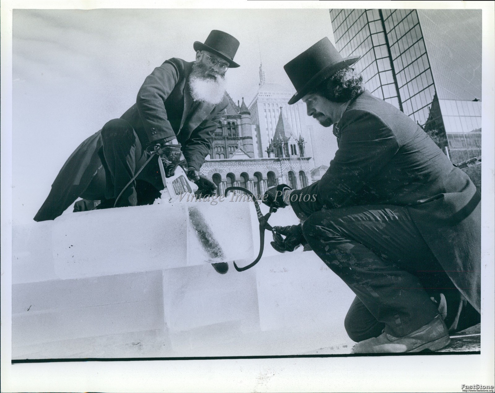 Fedora Hat Person Clothing Black And White Historic Original Vintage Photo 8x10-image