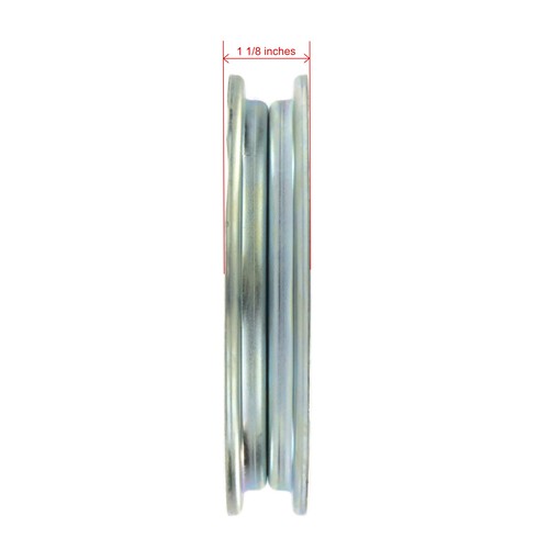 Flat Idler Pulley, Inside Diameter: 11/16", Outside DIA: 6 3/4", Height: 1 1/8" - 第 3/7 張圖片
