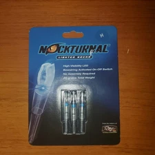 Rage Nockturnal H High Visibility LED Lighted Arrow Nocks 3pk Blue NT-414 