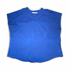 Fabletics Women  s Medical Scrub Set XL Blue Solid Top  Pants