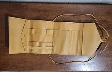 Glass Ladder  Co Katherine Tech Roll Up Vegan Leather Honey Mustard Yellow NEW