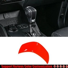 For Ford Ranger 2023-2025 Bright Red Central Console Gear Shift Knob Cover Trim