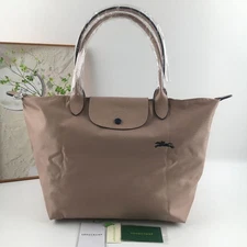 LONGCHAMP Le Pliage Energy Tote Bag Large Beige Pink Nylon Leather New Limited