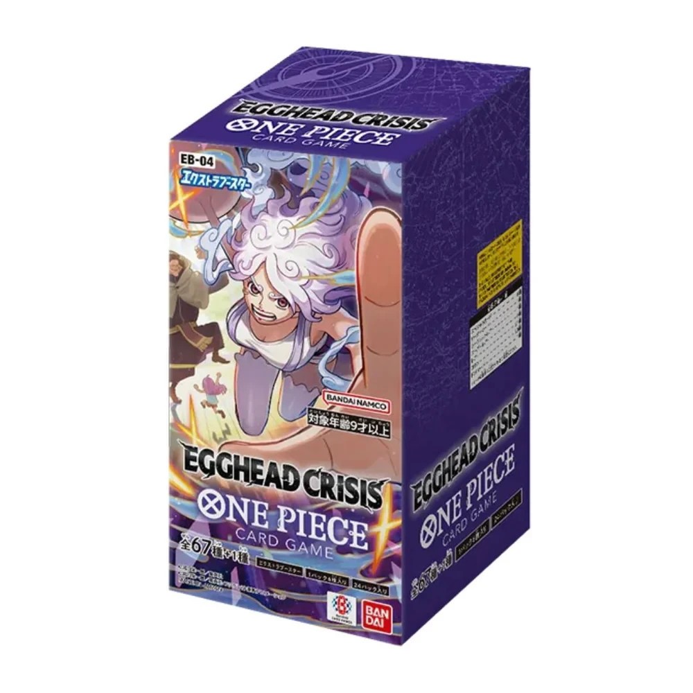 【未開封・テープ付き】EGGHEAD CRISIS ONE PIECE JP One Piece Card Game: EB04 Egghead Crisis Sealed/Shrink