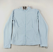 Vintage Nike ACG Therma Fit Fleece Jacket Youth Medium Blue Full Zip Cozy 90s