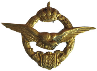 WW2.Original Allied Forces Royal Yugoslav Air Force Pilot Badge