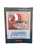 Magic the Gathering PC Game Instruction Manual Only Micro Prose 1997 MTG 
