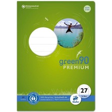 Staufen 040782027   Green notebook, ruling 27, DIN A4, 16 sheets, 90 g/m , 9 mm