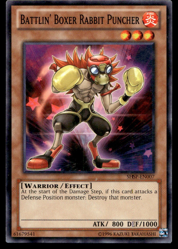 Battlin' Boxer Rabbit Puncher - SHSP-EN007 - YuGiOh | Buy 3 Get 5 Free