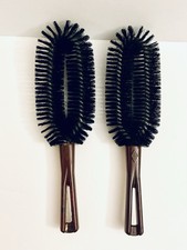 VINTAGE STANLEY CLOTHES LINT UPHOLSTERY BRUSHES 10  LOT OF 2