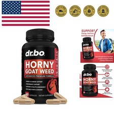 Horny Goat Weed For Men and Women - 1590mg Extra Max Male Enhancement, Stamin...
