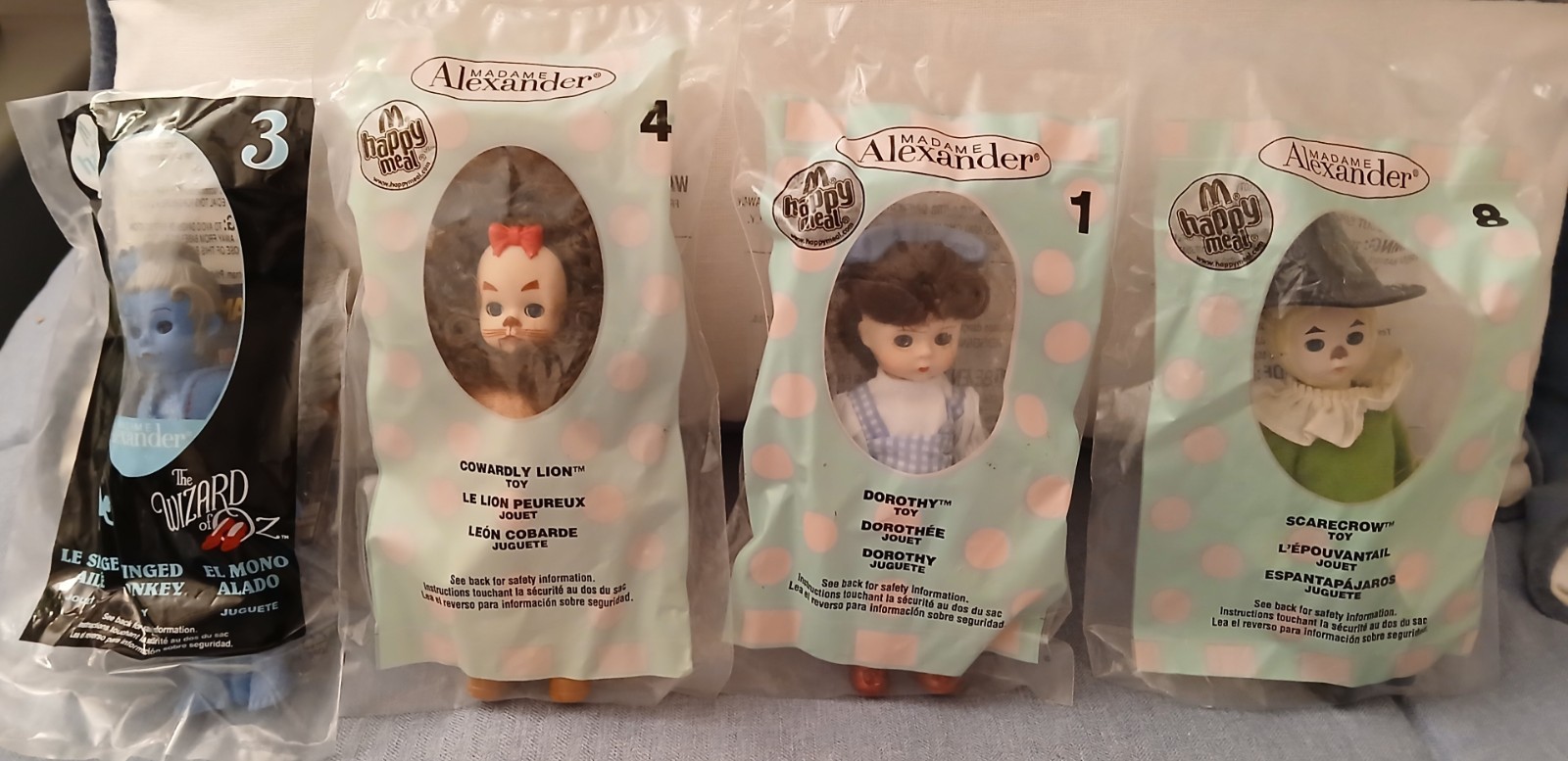 From Wizard Of Oz, Wicked Dorothy Scarecrow Lion Monkey