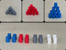 O Scale Barrel 55 Gallen Drum W/ Lid 1:48 Scale Multiple Color Options X10 & X20