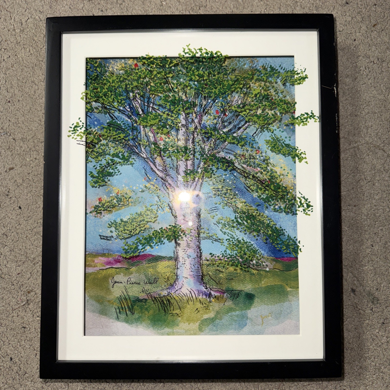 Jean-Pierre 3D Painting On Glass "Tree Of Life"