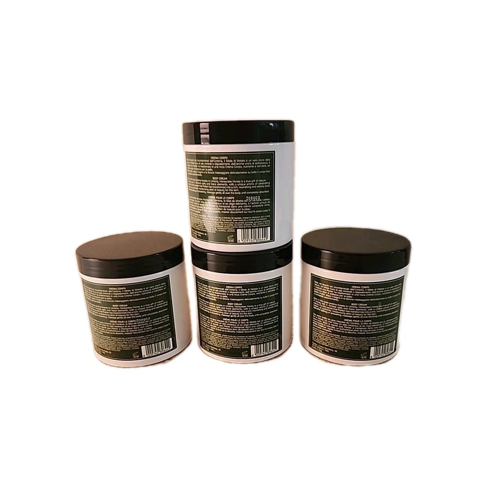 4x Perlier Miele di Bosco Honeydew Honey Body Cream 16.9oz Supersize NEW Sealed - Image 4 of 4