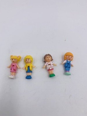 4x Polly Pocket figure lot Bluebird 1989 loose