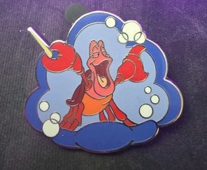 The Little Mermaid - 7 Pin Booster Set - Sebastian ONLY Disney Pin 91457