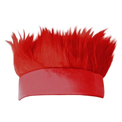 Stirnband Beistle Haarig Rot - Kostümzubehör, Party, Halloween