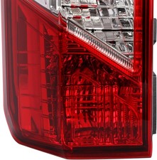 Par De Luces Traseras Izquierda Y Derecha Para Ford Transit T150 T250 2015 – Cristal Transparente Y Rojo, Con Carcasa Cromada