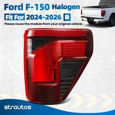 For 2024 2025 2026 Ford F-150 Halogen Tail Light w/ Blind Spot Detection Right