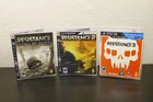 PS3 Resistance Trilogy 1 2 3 Collection Game CIB Tested Mint Discs Clean Tested