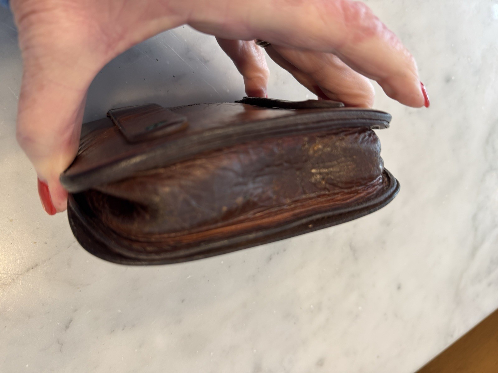 Vintage Bucheimer Leather Cartridge Belt Pouch Ammo Holder Hunting Storage Case