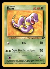 Ekans 56/82 Common Team Rocket Pokemon Unlimited Lightly Played